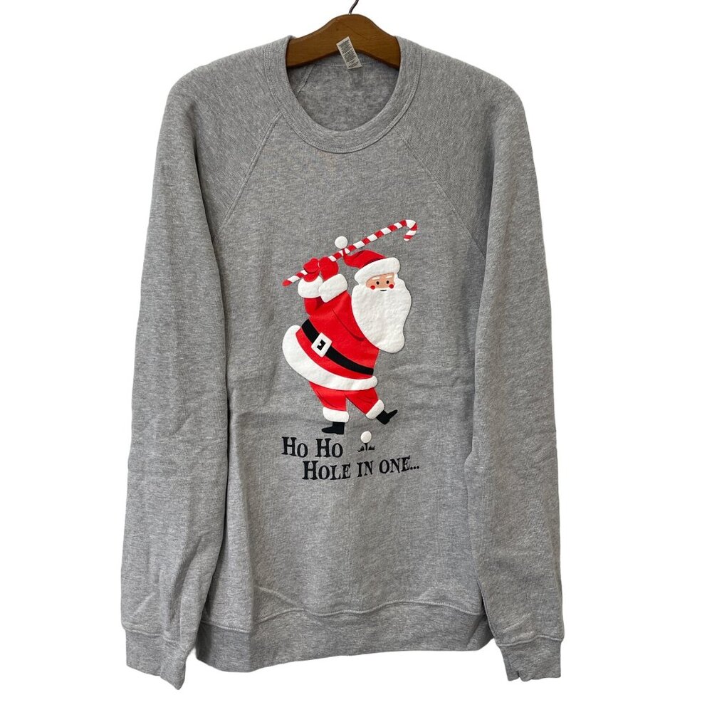 Swing Juice Golf Baby Its Cold Outside Sweatshirt Size Large Navy Blue Ugly